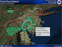 Check spelling or type a new query. Storm Warning Flash Flood Watch Issued For Philly Area South Jersey Bucks Daily Voice