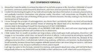 Emotions (happiness) + you = confident person. Think And Grown Rich Self Confidence Formula Napoleon Hill Think And Grow Rich Faith Quotes Self Confidence