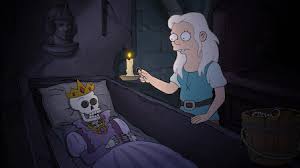 Bertap ini kepunyaan tuan puteri bunian 7 beradik. Disenchantment Halaman Rasmi Netflix