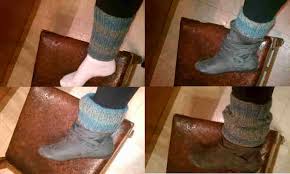 These boot cuffs will be about 5.25 wide when finished but can easily stretch over 6 because of the acrylic yarn used. Knit Boot Cuffs 13 Free Patterns Grandmother S Pattern Book