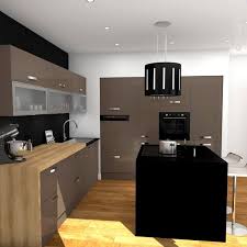 Cuisine Noir Mat Trick Cuisine Noir Laque Cuisine Noire Cuisine Noire Et Bois