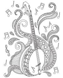 I love music coloring pages. Mandala Art Musical Instruments Novocom Top