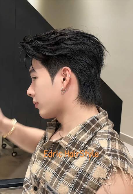 Tóc nam trán cao nên để kiểu gì tại Edric Hair Studio