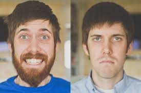 Les Meilleurs Contrastes Photographiques Des Hommes Avec Et Sans Barbe