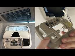 Turn the light switch off. How To Replace Bulb Interior Dome Map Light Remove Overhead Lamp Housing Assembly Honda Accord Youtube