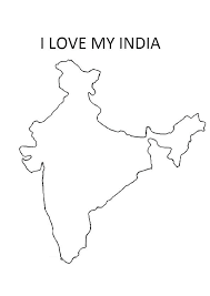 Indian Map Coloring Page In 2020 Coloring Pages Coloring Pages For Kids Map