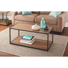 Product title joyland 36 pillowtop arm living room chair, upholstered microfiber, blue, transitional average rating: Mainstays Metro Coffee Table Multiple Finishes Intended For Beautiful Walmart Living Room Furniture Sets Awesome Decors