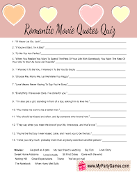 Classic movies are quotable because they're memorable. Free Printable Romantic Movie Quotes Quiz For Valentine S Day Romantic Movie Quotes Quote Quiz Romantic Movies
