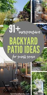 For you who have a limited budget but want to have a patio, you can build the smaller one by using more affordable materials to build it. 91 Small Patio Decorating Ideas On A Budget Farmfoodfamily