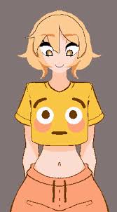 Rule 34 - 1girls Animated Big Breasts Blonde Female Blonde Hair Blonde Hair  Female Blush Breast Expansion Breasts Centurii-chan (character) Emoji Emoji  Shirt Female Female Only Flushed Emoji Flushed Emoji Shirt Huge