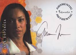 ALIAS SEASON FOUR GINA TORRES AS ANNA ESPINOSA A33 AUTOGRAPH CARD + AR1 CARD