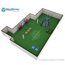 Snow family outdoor fitness and wellness complex. Functional Fitness Floor Space Design Movestrong