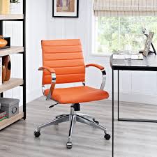 Jive Mid Back Office Chair In Orange Office Chairs Office Chair Executive Office Chairs
