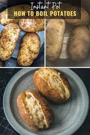 Instant Pot Baked Potatoes Recipe How To Cook Potatoes Cooking Baked Potatoes Instapot Recipes