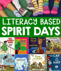 Literacy Spirit Day Ideas Simply Kinder Spirit Day Ideas School Spirit Days Family Literacy Night