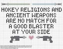 Han made the hokey religions quote at the beginning of his (original) character arc and was clearly proven wrong. Pin On Hilarious
