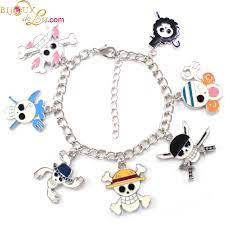 Anime wristbands have also a unique look that can help with your cosplay costume. Bijoux De Lou One Piece Charm Bracelet