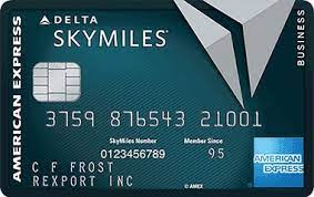 The delta skymiles gold business amex is currently offering new cardholders 75,000 bonus miles after spending $4,000 in purchases on your new card in your first three months and a $200 statement credit after you make a delta purchase in your first three months. American Express Business Credit Card Financeviewer