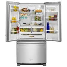 Both the refrigerator and freezer sections defrost automatically. Kitchen Aid Krfc302ess00 Manual Kitchen Aid