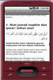 Sholat qashar dilakukan dengan meringkas atau mengurangi jumlah rakaat dalam sholat lima a) membaca niat untuk sholat jamak dan qashar b) jika melaksanakan jamak taqdim maka sholat dzuhur dilaksanakan terlebih. Panduan Solat Jamak Qasar Fur Android Apk Herunterladen