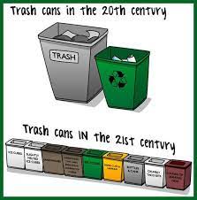 Последние твиты от trash can (@funny_dot_jpeg). Trash Cans In The 20th Century Vs Now Trash Cans Funny Graphics Funny Comments