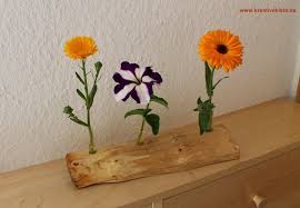 Wenn kinder mit holz basteln, laufen fast alle sinne auf hochtouren. Blumenvase