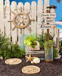 Coastal Garden Accents Coastal Gardens Beach Decor Backyard Beach