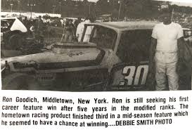 Ron Goodrich #30 is still chasing his...