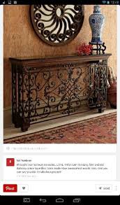 Tuscan Style Console Table Wrought Iron Decor Iron Decor Wrought Iron Furniture