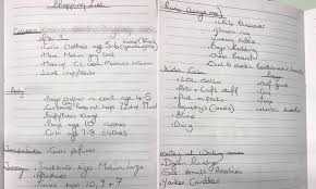 There are quite a number of shopping worksheets in this section with 256 being the current total. Police Release Shoplifter S List Of Christmas Presents To Steal For Friends From Debenhams Daily Mail Online