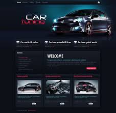Car Tuning Psd Template 29034 Car Tuning Psd Templates Web Design Software