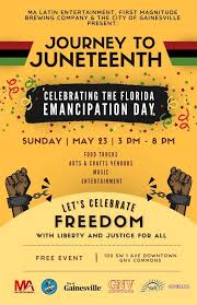 The statue of liberty arrived in the us on this day in 1885. Food Truck Rally Journey To Juneteenth 100 Sw 1st Ave Gainesville Fl 32601 6243 United States May 23 2021