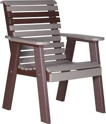 Luxcraft Classic Rollback Recycled Plastic 2ft Chair Lead Time To Ship 14 Weeks Recycled Plastic Chair Wood Patio Furniture Plastic Chair