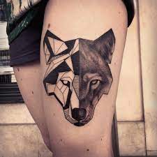 150 Most Perfect Geometric Tattoos Meanings Nice Wolf Tattoo Design Geometric Tattoo Meaning Geometric Animal Tattoo