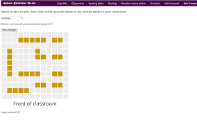 A teacher's classroom seating plan reveals a lot about what they value in education. Mega Seating Plan