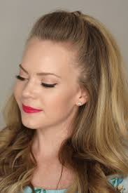 Bright colors for such careless hairstyles work even better! Half Up High Ponytail