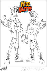 Chris and martin kratt have another great tv series, this time its animated… wild kratts. Wild Kratts Coloring Pages