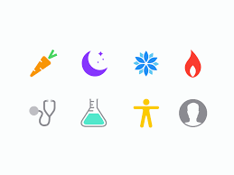 A Tiny But Useful Set Of Apple Health Icons Designed And Shared By Samuel Kraft Nice Work Health Icon Apple Health Icon Design