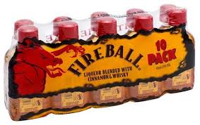 fireball cinnamon whisky 50ml 10pk