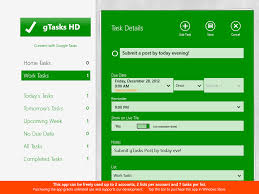Get your lists anywhere, on any device. Gtasks Hd Windows 8 App To Manage Your Tasks To Do List