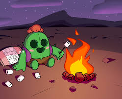 This is not an official brawl stars animation. Spike Loves Marshmallows Brawl Stars By Lazuli177 On Deviantart
