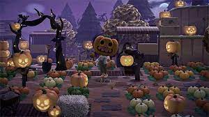 Here S A Great List Of Animal Crossing New Horizons Spooky Halloween Themed Islands And Homes Animal Crossing Animal Crossing Wild World Halloween Animals