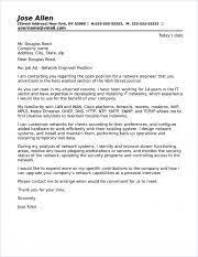 Entry level network engineer cover letter. Network Engineer Cover Letter Sample