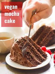 Vegan Mocha Layer Cake Vegan Dessert Recipes Vegan Mocha Vegan Chocolate Cake