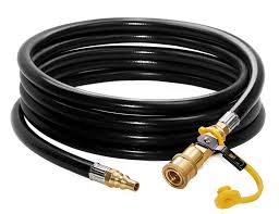 Gaspro 1/4 inch rv propane quick connect fittings, natural/lp gas propane disconnect kit with shutoff valve, full flow plug 100% solid brass. Quick Disconnect Propane Hose Extension Stanbroil 12 Feet Low Pressure Propane Quick Connect Hose 1 4 Safety Shutoff Valve Male Full Flow Plug For Rvs Grill Connectors Hoses Patio Lawn Garden Fcteutonia05 De