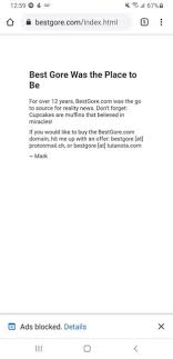 The founder and creator mark marek is a canadian who advocates freedom of expression, freedom of the press and the right of the public to be informed. Creepy Curiosities Goodbye Best Gore For Some Of Us Best Gore Was One Of Our Favourite Reality News Sites After Rotten Com Was Shutdown In 2012 It Will Be Sadly Missed Facebook