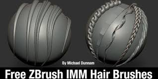 Free Zbrush Imm Hair Brushes By Michael Dunnam Michael Dunnam Is A 3d Environment Artist Get Free Z Zbrush Hair Brush Zbrush Tutorial