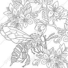 Simply do online coloring for bumble bee collecting flower coloring pages directly from your gadget, support for ipad. Coloring Page For Adults Digital Coloring Page Bumble Bee Etsy Bee Coloring Pages Coloring Pages Cartoon Bee