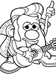 Potato head has spanned generation and is still just as loved. Mr Potatohead Coloring Page Rock Potato Head All Kids Network