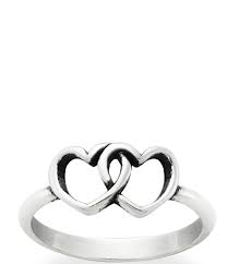 James Avery Two Hearts Together Ring Dillard S In 2022 Sterling Silver Rings Rings Silver Rings